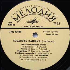 Eduardas Kaniava - Eduardas Kaniava FLAC