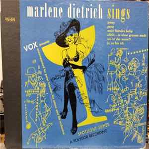 Marlene Dietrich, Peter Kreuder And His Orchestra - Sings FLAC