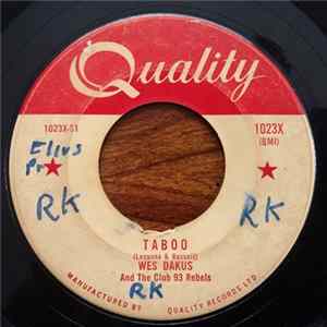 Wes Dakus And The The Club 93 Rebels - Taboo FLAC