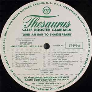 Unknown Artist - Sales Booster Campaign: "Lend And Ear To Shakespeare" FLAC