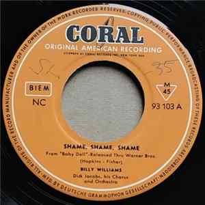Billy Williams - Shame, Shame, Shame / Don't Cry On My Shoulder FLAC
