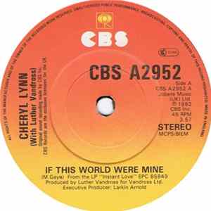 Cheryl Lynn - If This World Were Mine FLAC