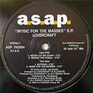 Lovercraft - Music For The Masses E.P. FLAC