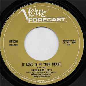 Friend And Lover - If Love Is In Your Heart / Zig Zag FLAC