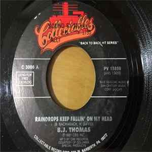 B.J. Thomas - Raindrops Keep Fallin' On My Head / I'm So Lonesome I Could Cry FLAC