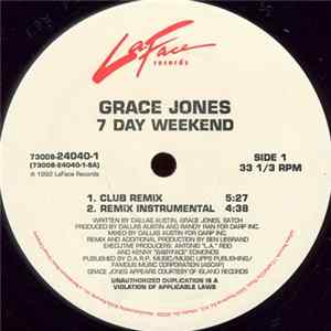 Grace Jones - 7 Day Weekend FLAC