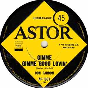 Don Fardon - Gimme Gimme Good Lovin' FLAC