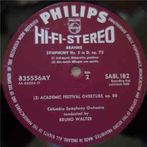 Brahms - Symphonie Nr. 2; Akademische Festouvertüre FLAC