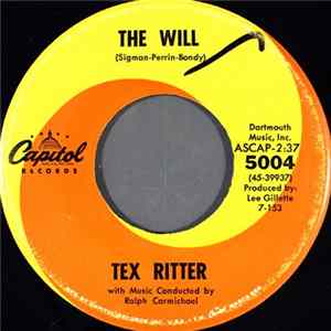 Tex Ritter - The Will FLAC