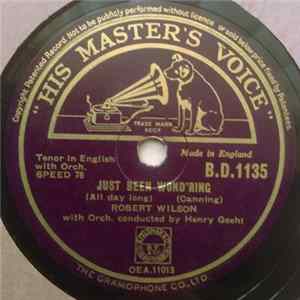 Robert Wilson - Just Been Wond'ring / Your Hand In Mine FLAC