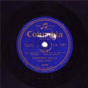 Dinu Lipatti - Siciliana / Jesu, Joy Of Man's Desiring FLAC