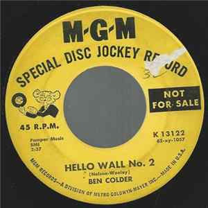 Ben Colder - Hello Wall No. 2 FLAC