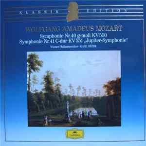 Wolfgang Amadeus Mozart - Wiener Philharmoniker, Karl Böhm - Symphonie Nr. 40 G-moll KV 550, Symphonie Nr. 41 C-dur KV 551 "Jupiter-Symphonie" FLAC