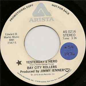 Bay City Rollers - Yesterday's Hero FLAC