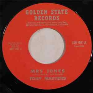 Tony Masters - Mrs Jones / Ebb Tide / The Shadow Of Your Smile FLAC