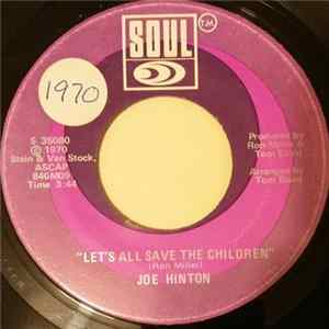 Joe Hinton - Let's All Save The Children FLAC