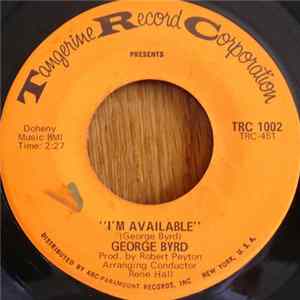 George Byrd - I'm Available / You Better Tell Her So FLAC