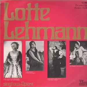 Lotte Lehmann - Singt Aus Opern FLAC