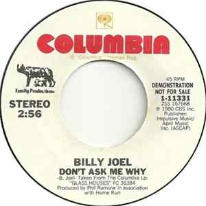 Billy Joel - Don't Ask Me Why FLAC