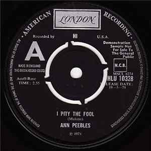 Ann Peebles - I Pity The Fool FLAC