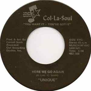 "UNIQUE" - Don't You Be A Fool / Here We Go Again FLAC