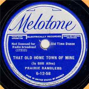 The Prairie Ramblers - Jug Rag / That Old Home Town Of Mine (Is Still Alive) FLAC