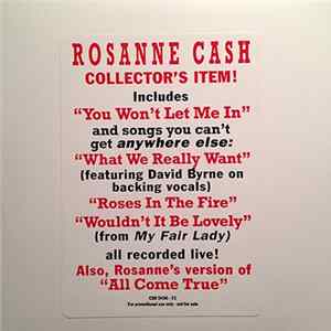 Rosanne Cash - RC 5 (Collector's Item!) FLAC