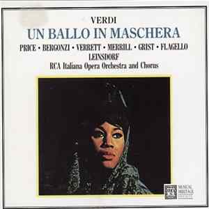 Verdi, Leontyne Price, Carlo Bergonzi, Robert Merrill, RCA Italiana Opera Orchestra And Chorus, Erich Leinsdorf - Un Ballo In Maschera FLAC
