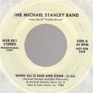 Michael Stanley Band - When All Is Said And Done FLAC