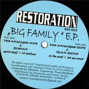 The Analogue Cops & Blawan / Ryan Elliott - Big Family E.P. FLAC