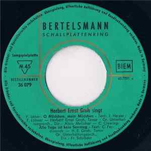 Herbert Ernst Groh - Herbert Ernst Groh Singt FLAC