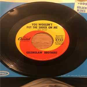 The Geezinslaw Brothers - Snook Is The Only Town For Me / You Wouldn't Put The Shuck On Me FLAC