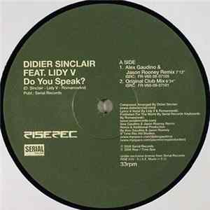 Didier Sinclair Feat. Lidy V - Do You Speak? FLAC
