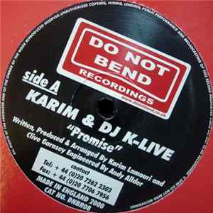Karim & DJ K-Live - Promise / Cheap Tart (Emma's Mix) FLAC