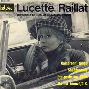 Lucette Raillat Accompagnée Par Jean Claudric Et Son Orchestre - Cambronn' Tango FLAC