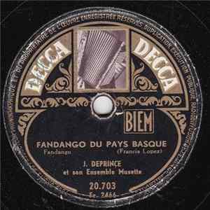 J. Deprince Et Son Ensemble Musette - Fandango Du Pays Basque / J'ai Trouvé Paris FLAC