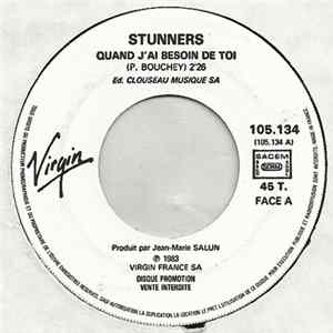 Stunners - Quand J'ai Besoin De Toi / Tu Vas M'aimer FLAC