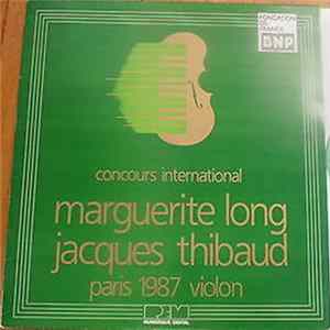 Qian Zhou, Vasko Vassilev - Chausson, Nigg, Brahms, Ravel - Concours International Marguerite Long Jacques Thibaud Paris 1987 Violon FLAC