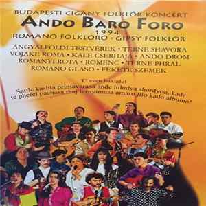 Various - Budapesti Cigány Folklór Koncert - Ando Baro Foro 1994 - Románo Folkloro = Gipsy Folklor FLAC