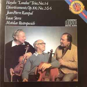 Haydn - Jean-Pierre Rampal, Isaac Stern, Mstislav Rostropovich - "London" Trios, Nos 1-4, Divertissements, Op. 100, Nos. 2 & 6 FLAC