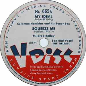 Coleman Hawkins / Mildred Bailey / "Chubby" Jackson's Mad Mob - My Ideal / Squeeze Me / Meshugah FLAC
