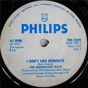 The Boomtown Rats - I Don't Like Mondays FLAC