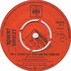 Robert Goulet - On A Clear Day You Can See Forever FLAC