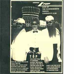 ZZ Top - Live At The Hammersmith Odeon London 27.11.83 FLAC