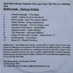 Various - Illicit Recordings Present - The Last Time I Do This For Nothing - CD2: Battlecreek - Various Artists FLAC