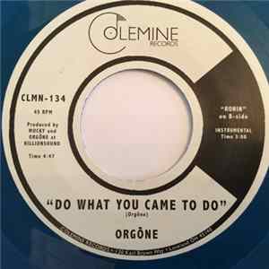 Orgone - Do What You Came To Do / Ronin FLAC