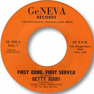 Betty Bibbs - First Come, First Served FLAC