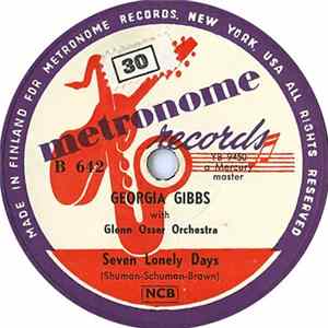 Georgia Gibbs - Seven Lonely Days / If You Take My Heart Away FLAC