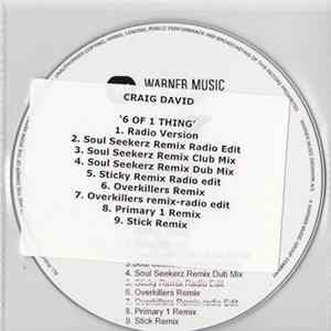 Craig David - 6 Of 1 Thing FLAC