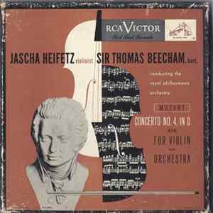 Jascha Heifetz - Mozart Concerto No. 4 IN D FLAC